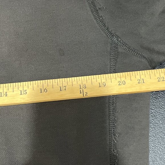 J Crew Sweatshirt Mens L Brown Full Zip Outerfleece Hooded Grunge Y2K Outdoor - Picture 7 of 8